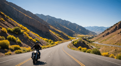 Road trip moto et treks autour de Salt Lake City