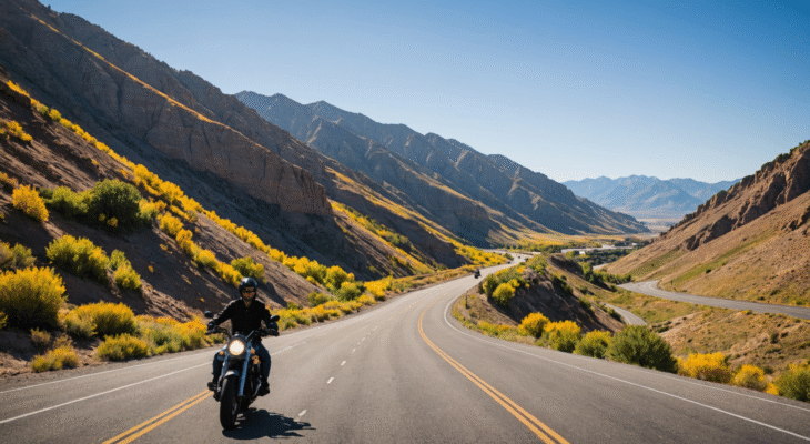 Road trip moto et treks autour de Salt Lake City