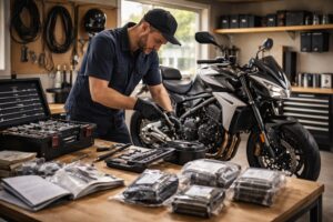 Économiser sur l&rsquo;entretien moto avec pièces Motoblouz, Oscar et révisions maison