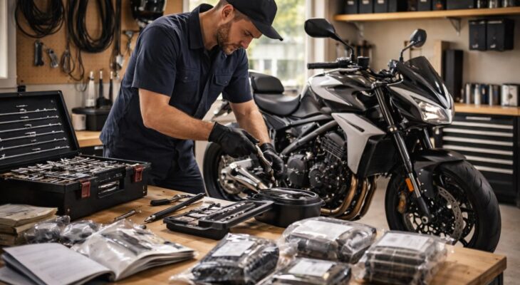 Économiser sur l&rsquo;entretien moto avec pièces Motoblouz, Oscar et révisions maison