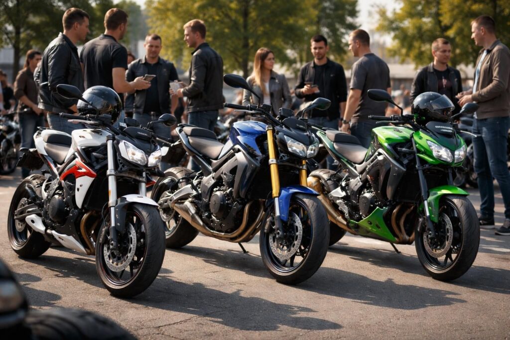 Le moto forum discute des roadsters avec Triumph Street Triple, Yamaha MT-09 et Kawasaki Z900
