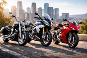 Placer dans les constructeurs moto avec Harley-Davidson, BMW Motorrad et Ducati