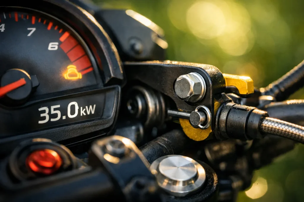 Permis A2 et bridage à 35 kW : ce qu’on peut rouler, combien de temps